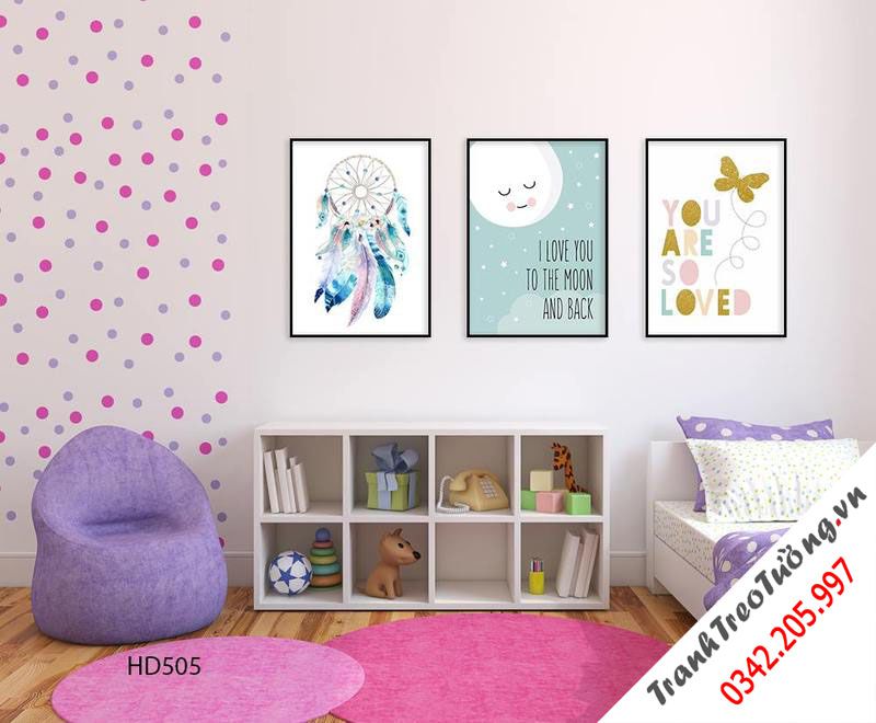 Bộ 3 Tranh Dream Catcher Và Quotes