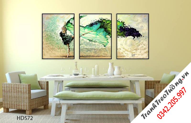 Bộ 3 Tranh Cô Gái Nhảy Múa