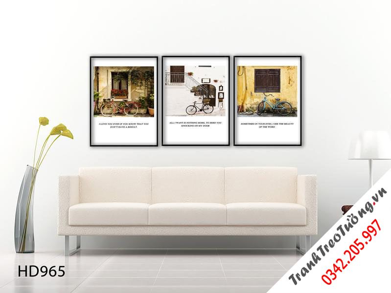 Bộ 3 Tranh Góc Phố Cũ