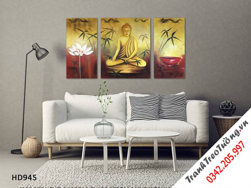 Bộ 3 Tranh Phật Thích Ca Nhiệm Mầu