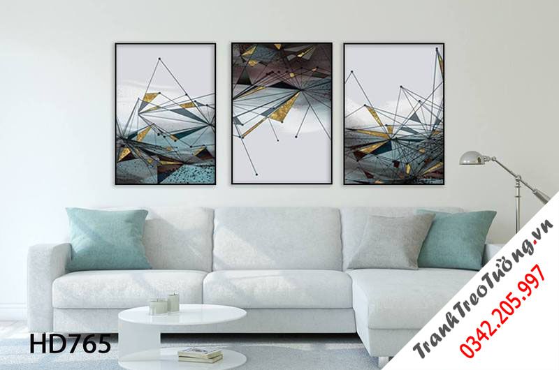 Bộ 3 Tranh Nghệ Thuật Trừu Tượng