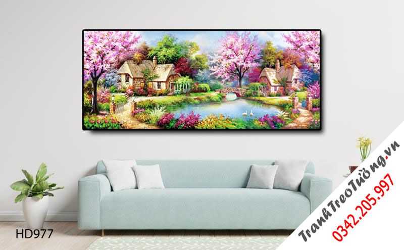 Tranh Đồng Quê Vào Mùa Xuân