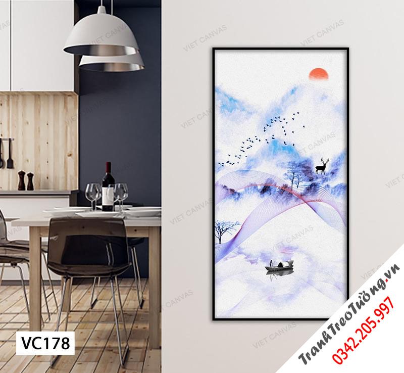 Tranh Người Lái Đò Trên Sông Và Hươu