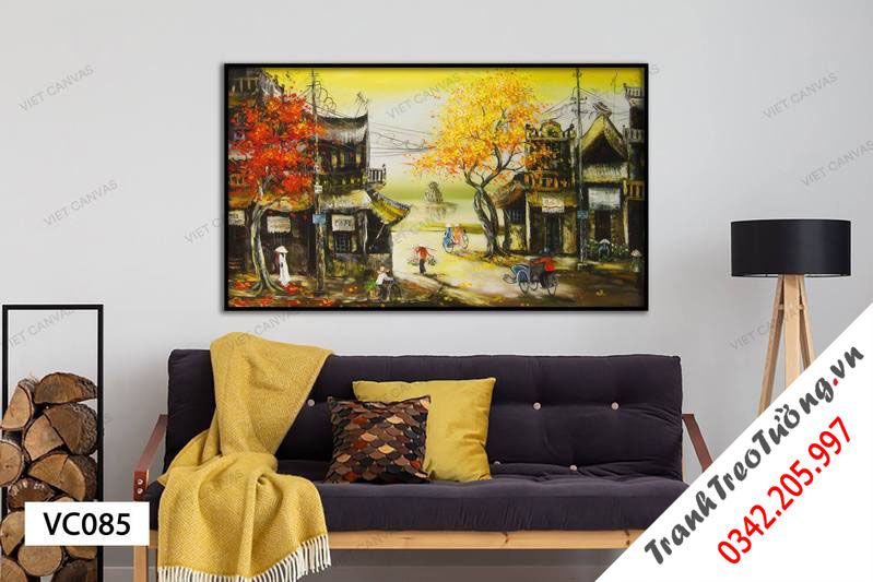 Tranh Ngõ Xưa Hồ Gươm