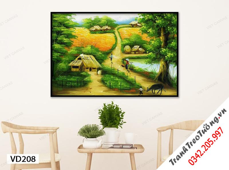 Tranh Quê Hương Bình Yên