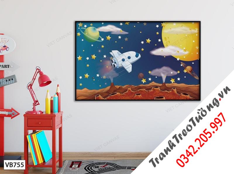 Tranh Vũ Trụ Trong Giấc Mơ Bé