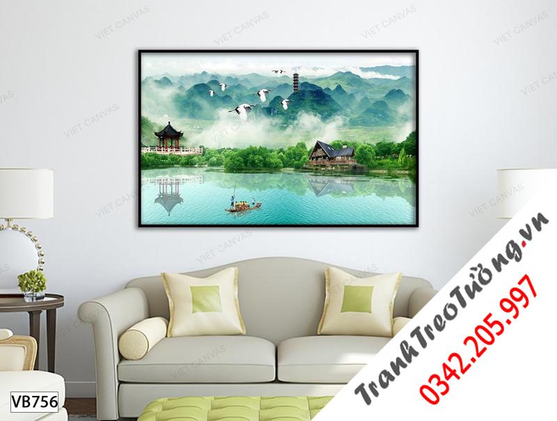 Tranh Vẻ Đẹp Bình Yên Của Làng Quê