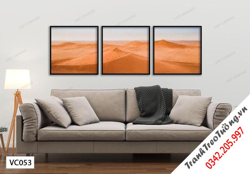 Bộ 3 Tranh Đồi Cát Rộng Lớn