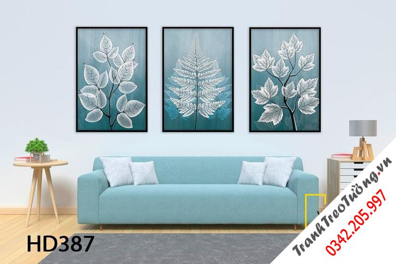 Bộ 3 Tranh Vẻ Đẹp Của Lá