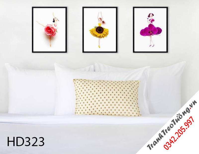 Bộ 3 Tranh Cô Gái Nhảy Múa