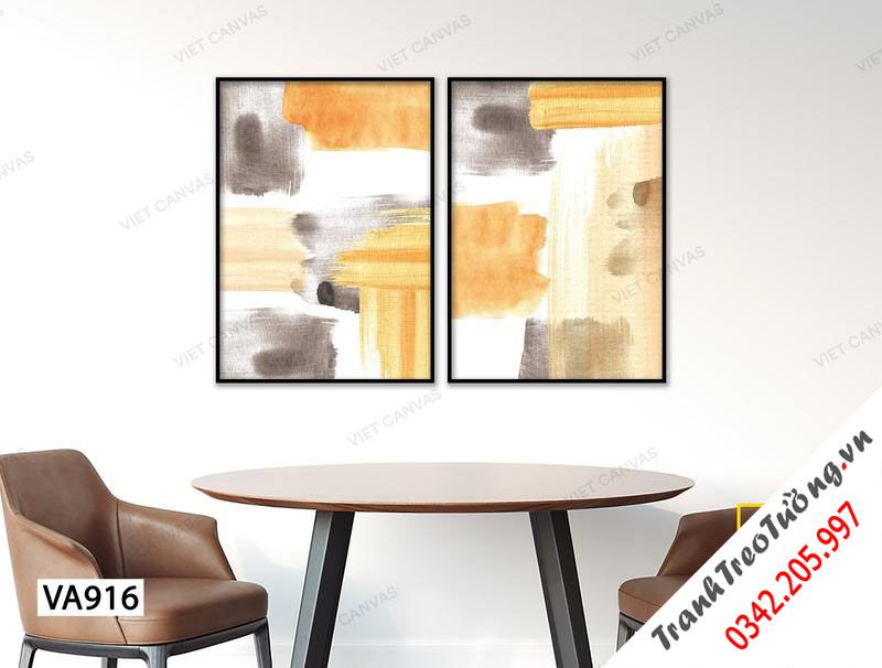Bộ 2 Tranh Trừu Tượng