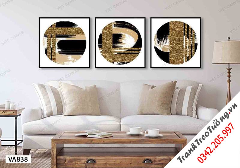 Bộ 3 Tranh Trừu Tượng Đặc Sắc