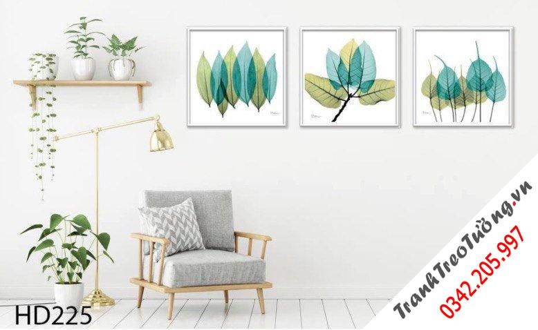 Bộ 3 Tranh Những Chiếc Lá