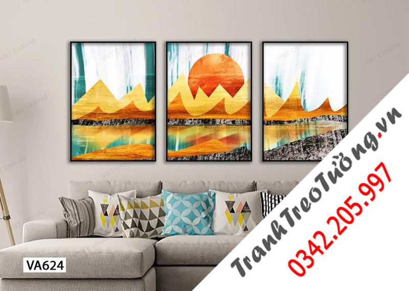 Bộ 3 Tranh Khu Rừng Rực Rỡ