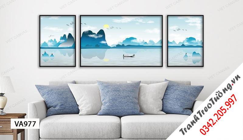 Bộ 3 Tranh Thiên Nhiên Yên Bình