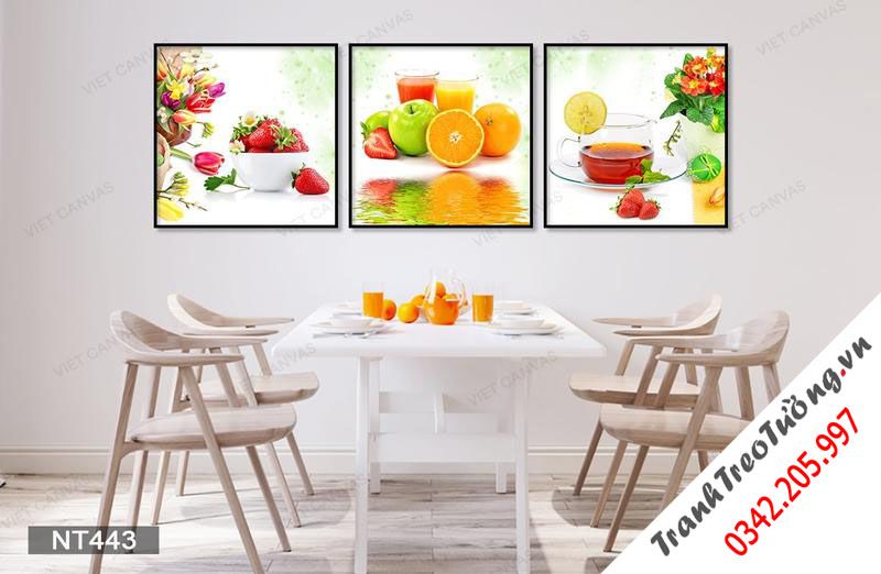 Bộ 3 Tranh Vitamin Hoa Quả