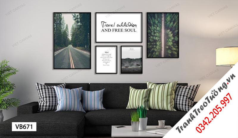 Bộ 5 Tranh Con Đường Và Quotes