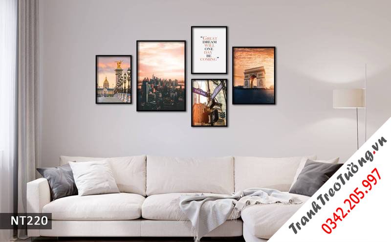 Bộ 5 Tranh Khải Hoàn Môn Trời Tây Và Quotes
