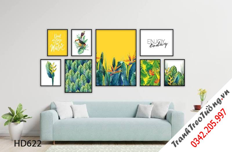 Bộ 8 Tranh Rừng Cây Và Quotes