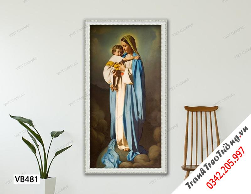 Tranh Đức Mẹ Maria Bồng Chúa