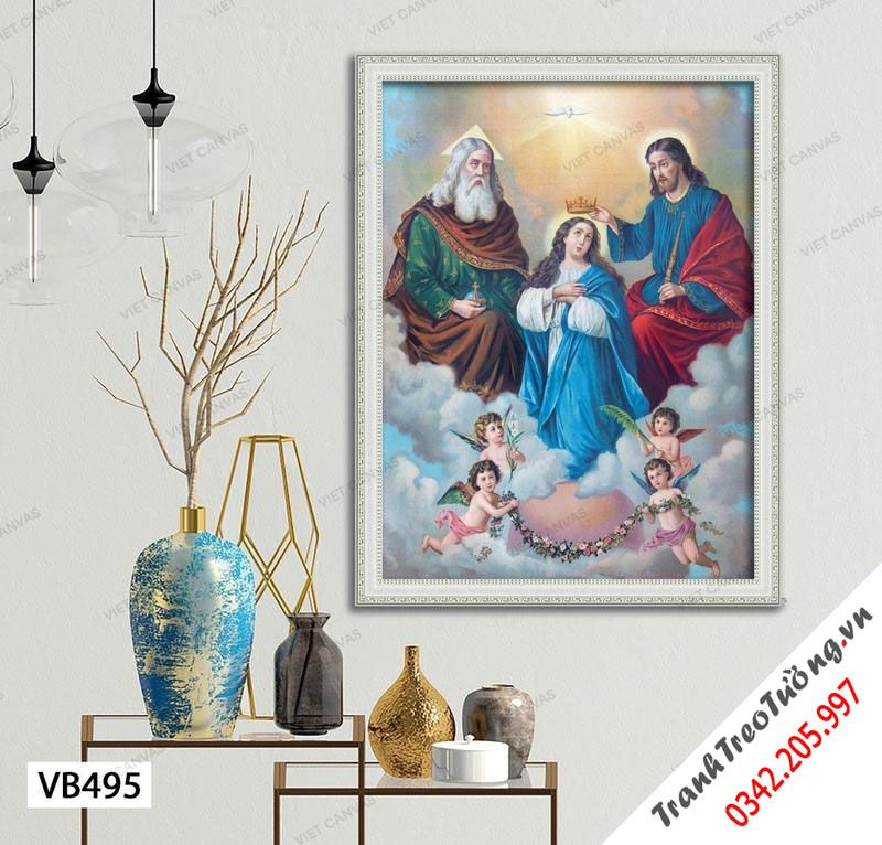 Tranh Vinh Quang Đức Mẹ Maria
