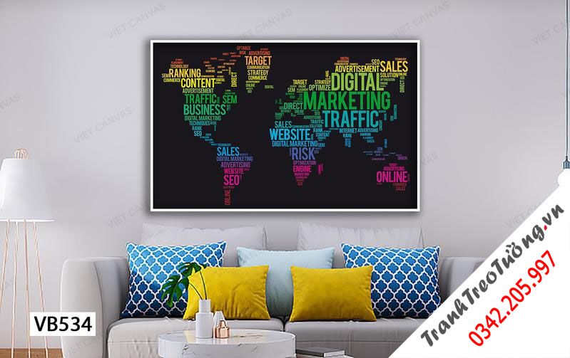 Tranh Bản Đồ Tri Thức