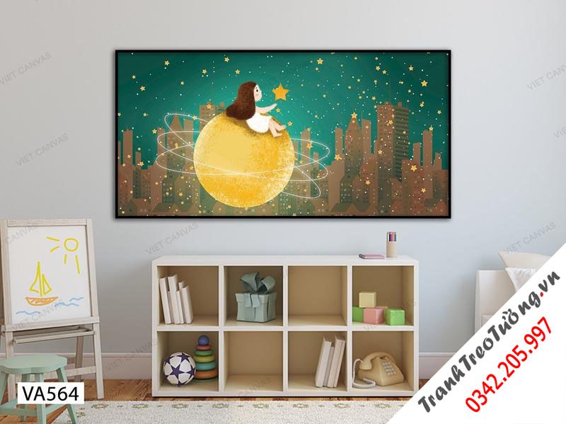 Tranh Bầu Trời Ngàn Vì Sao