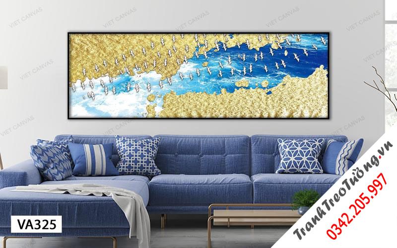 Tranh Đàn Chim Vượt Đại Dương