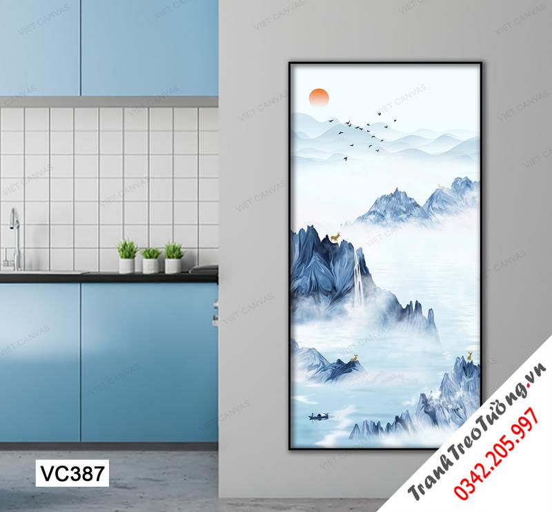 Tranh Sông Núi Vào Đông