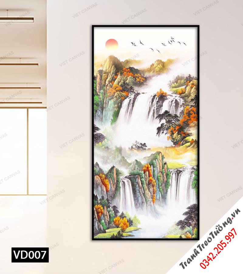 Tranh Sự Hùng Vĩ Của Nước Non