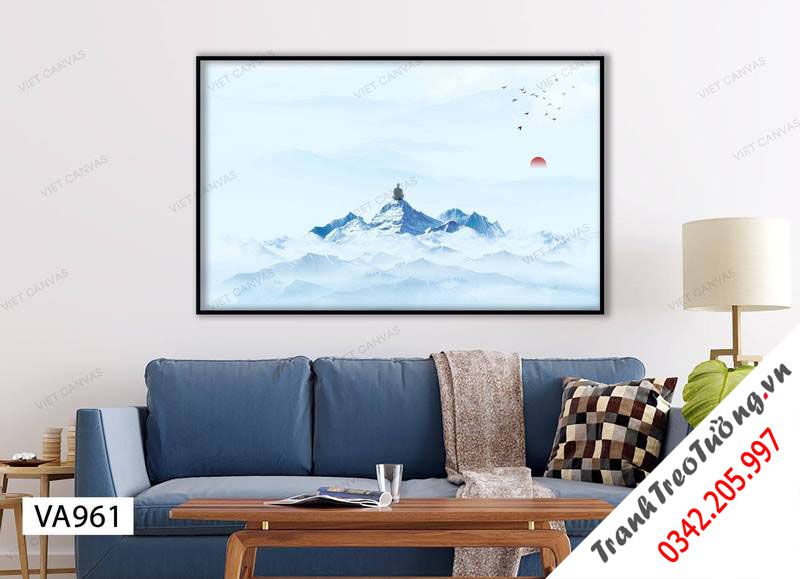 Bộ 3 Tranh Tịnh Tâm Giữa Đất Trời