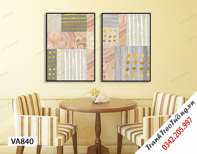 Bộ 2 Tranh Trừu Tượng
