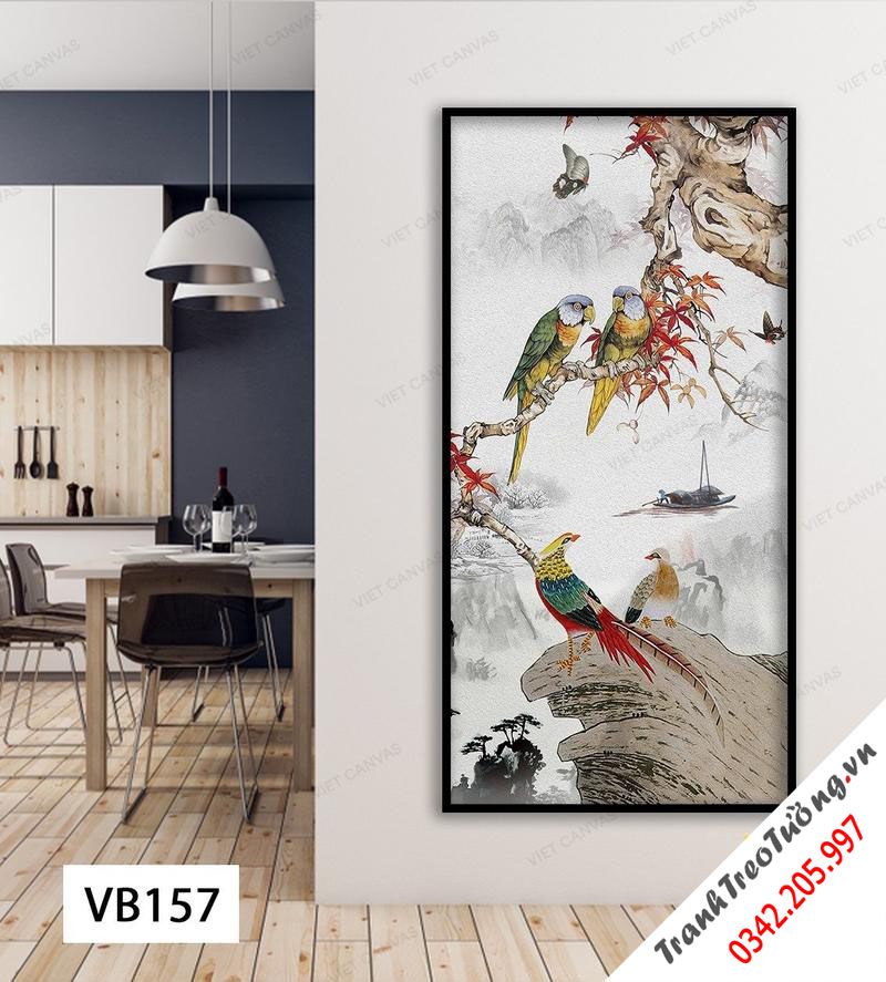 Tranh Uyên Ương Sum Vầy