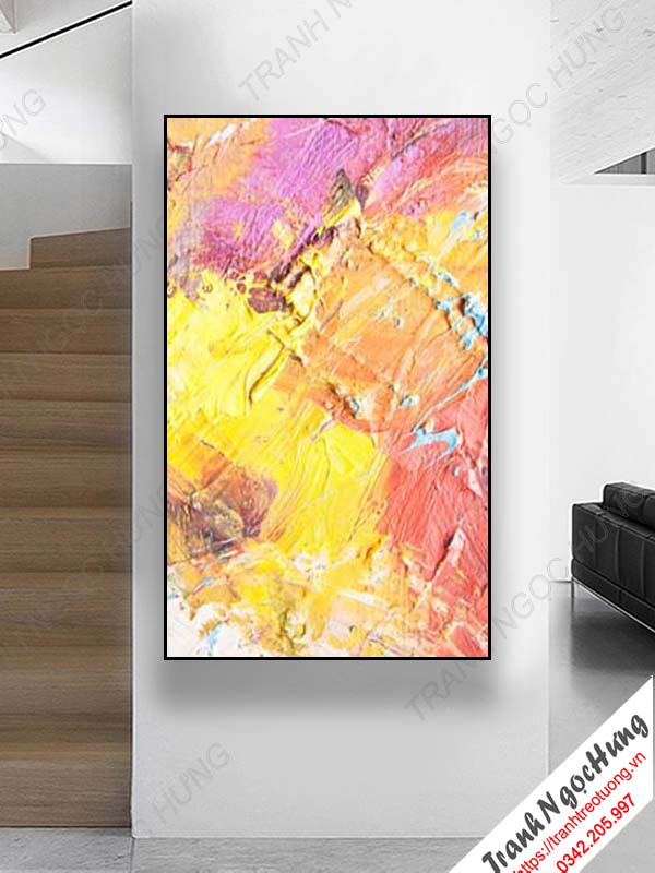 Tranh khổ đứng treo tường nghệ thuật đẹp NT-189