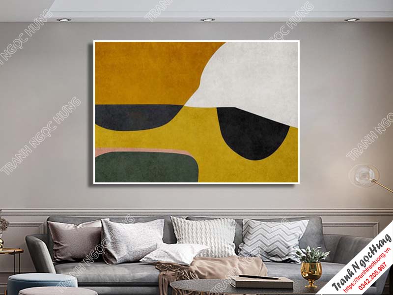 Tranh tối giản treo tường trừu tượng giá rẻ NT-144