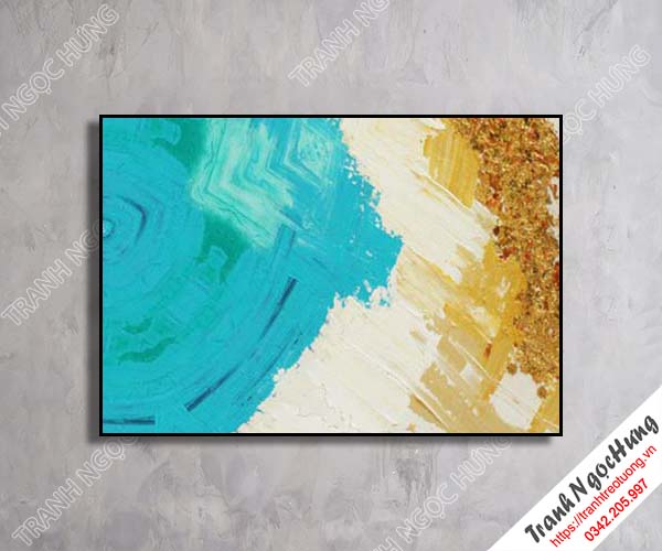 Tranh treo tường sắc màu trừu tượng đẹp NT-33