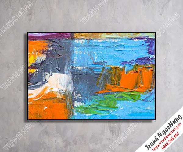 Tranh treo tường sắc màu nghệ thuật hiện đại NT-37