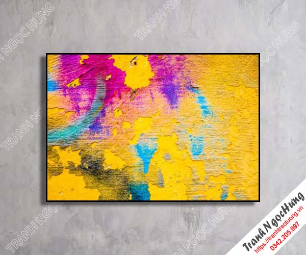 Tranh treo tường sắc màu trừu tượng hiện đại NT-39