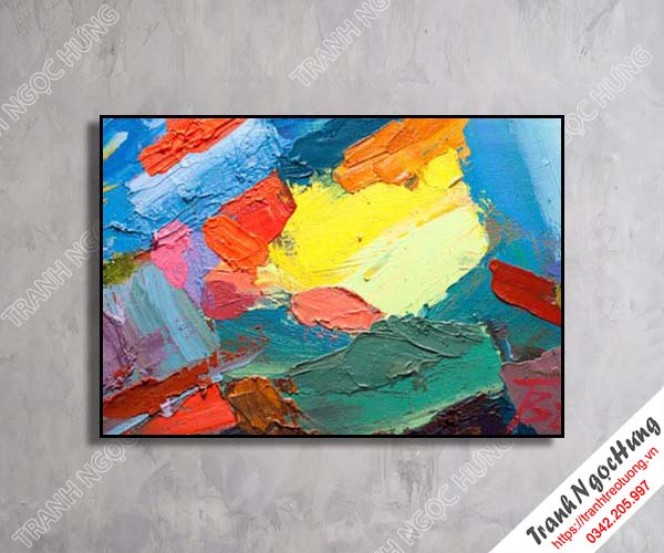 Tranh treo tường sắc màu nghệ thuật giá rẻ NT-60