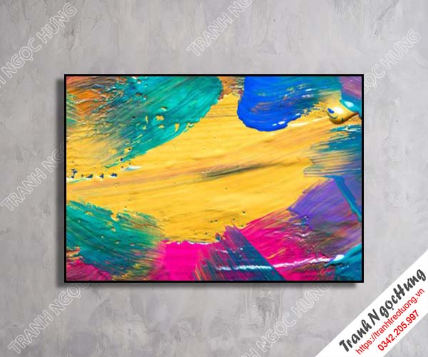Tranh treo tường sắc màu nghệ thuật giá rẻ NT-68