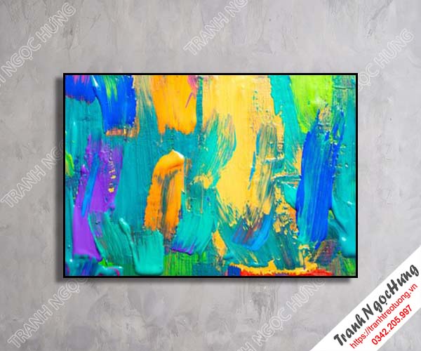 Tranh treo tường sắc màu nghệ thuật giá rẻ NT-69