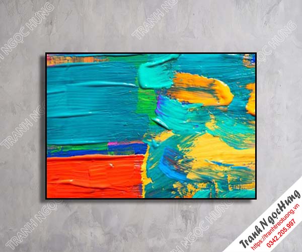 Tranh treo tường sắc màu trừu tượng hiện đại NT-70